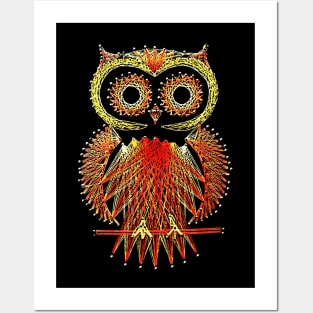 String Art Owl Posters and Art